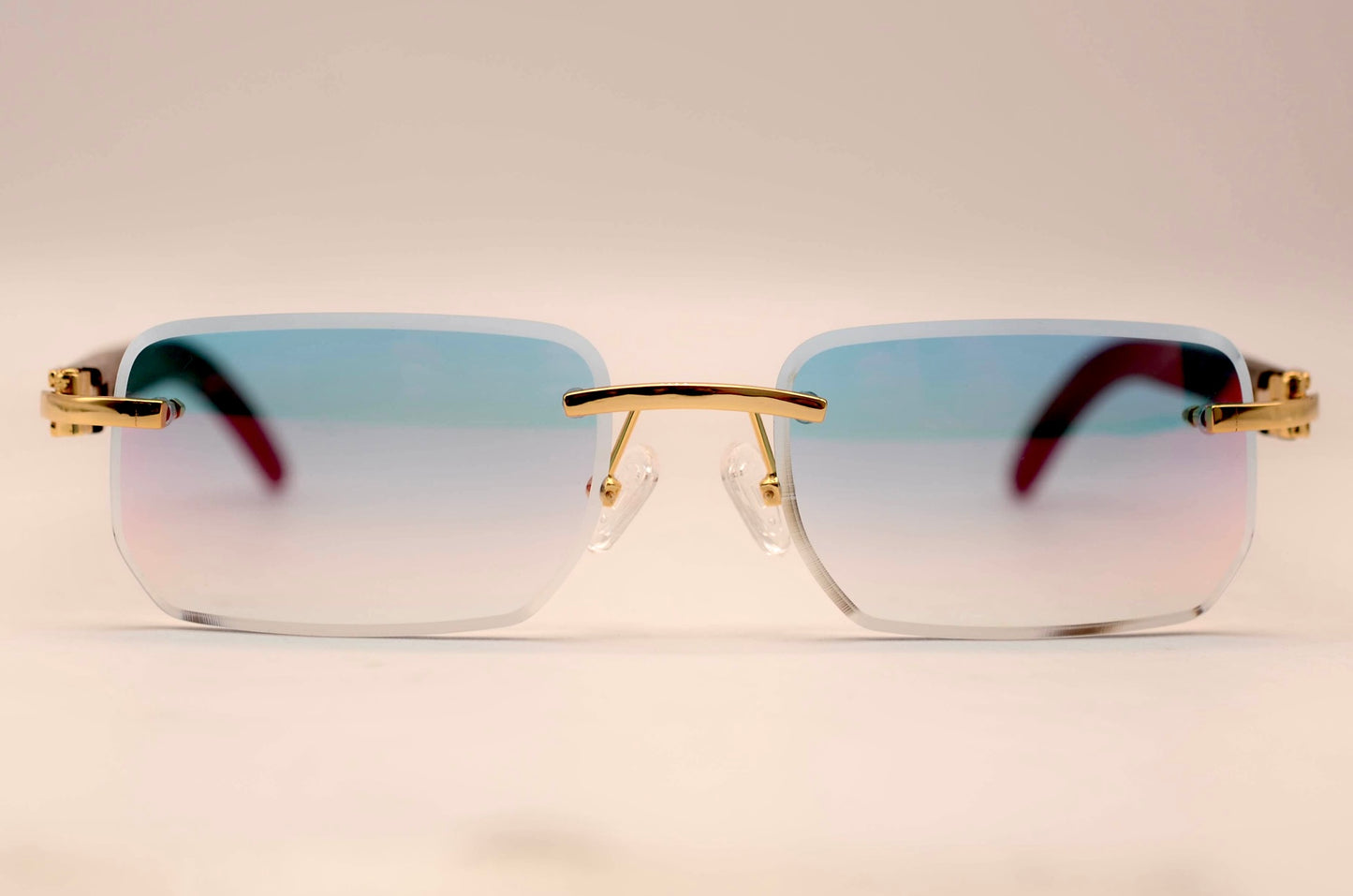 TempleWoods - Rimless Sunglasses
