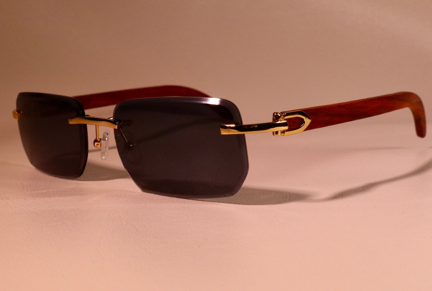 TempleWoods - Rimless Sunglasses